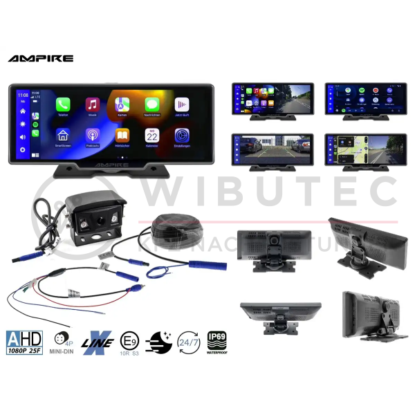 VW Crafter SZ platform-uitbreidingsset achteruitrijcamera, Apple CarPlay®, Android Auto en dashcam in één set