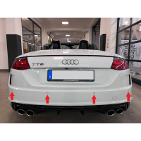 AUDI TT 8S Parkeerhulp voor en achter met visuele weergave, achteraf inbouwpakket