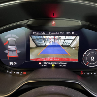 AUDI TT 8S front parking aid with optical display, retrofit package