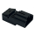 8R0973705 Plug flat contact housing 5-pin for MQS with contact locking, black