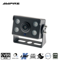 AMPIRE Mini-achteruitrijcamera (CVBS) 155°