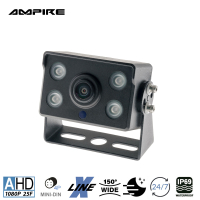 AMPIRE Mini Aufbau-Rückfahrkamera (AHD) 137°,...