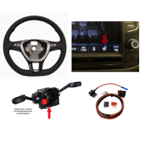 Retrofit kit for steering wheel heating VW Passat B8 from...