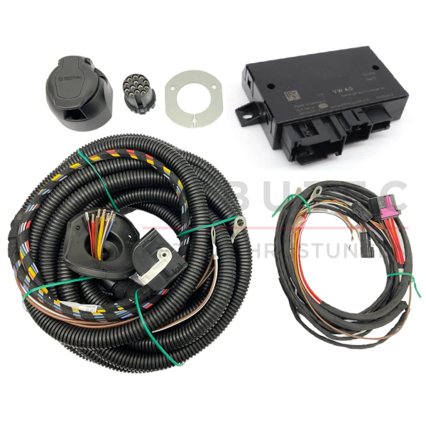 Original VW AHK Elektrosatz mit 13 polig für VW Crafter SY und SZ ohne Anhängervorbereitung ab 20.07.2020 bis 20.05.2024 mit kurzem Radstand