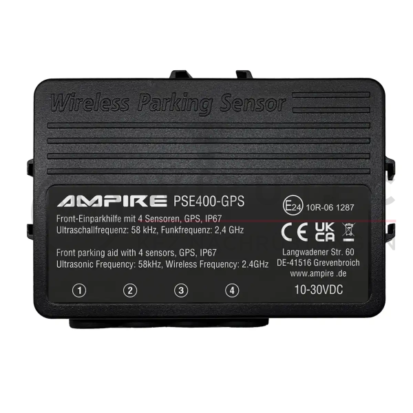 AMPIRE parking aid for front bumper, GPS controlled, matt...