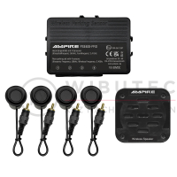 AMPIRE Rear Parking Assistance, 4-sensor, Matte Black,...