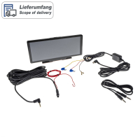 VW Crafter retrofit kit rear view camera, Apple CarPlay®, Android Auto and dashcam in one set