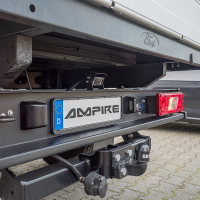 VW Crafter 2E Pritsche Nachrüstsatz Rückfahrkamera, Apple CarPlay®, Android Auto und Dashcam in einem Set
