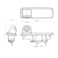 Fiat Talento retrofitkit achteruitrijcamera, Apple CarPlay®, Android Auto en dashcam in één set