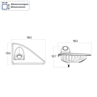 Opel Movano B retrofit kit rear view camera, Apple CarPlay®, Android Auto and dashcam in one set