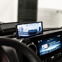 Mercedes Sprinter W907 W910 retrofit kit rear view camera, Apple CarPlay®, Android Auto and dashcam in one set