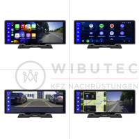 VW T6 Nachrüstsatz Rückfahrkamera, Apple CarPlay®, Android Auto und Dashcam in einem Set