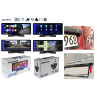 VW Caddy SA with tailgate retrofit kit rear view camera, Apple CarPlay®, Android Auto and dashcam in one set