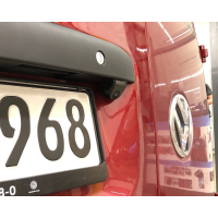 VW Caddy SA with tailgate retrofit kit rear view camera, Apple CarPlay®, Android Auto and dashcam in one set
