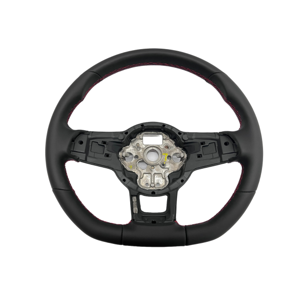 VW Golf 7 VII GTI GLI R Line Sportlenkrad ohne Schaltwippen mit roter Naht, 5G0419091BQ