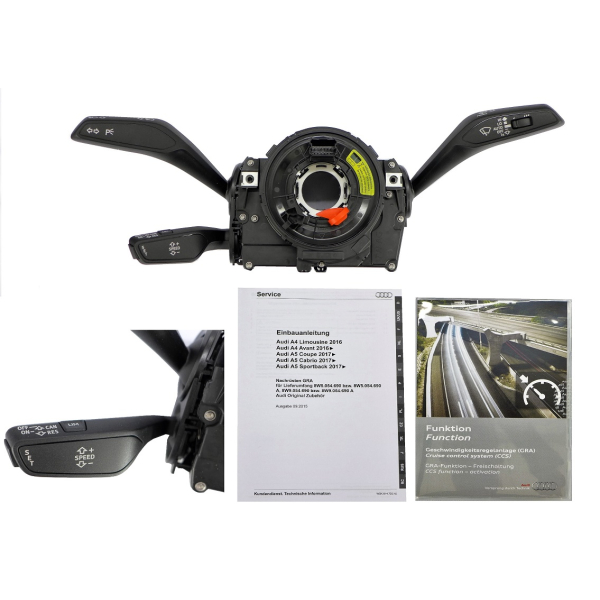 Retrofit kit Audi cruise control system for vehicles with PR numbers 8T9+1XA, 1XC,1XW,2PF+AV0,AV1+FM0, FM4,FN0,FN2+6I0