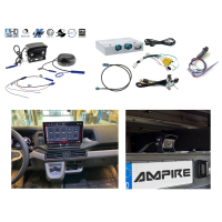 Retrofit kit rear view camera including connection...