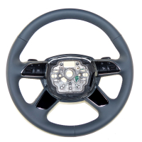 Audi A8 4H D4 original multifunction steering wheel, grey...
