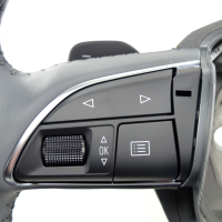 Audi A8 4H D4 original multifunction steering wheel, grey with shift paddles, part number 4H0419091AM