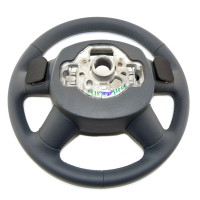 Audi A8 4H D4 original multifunction steering wheel, grey with shift paddles, part number 4H0419091AM