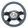 Audi A8 4H D4 original multifunction steering wheel, grey with shift paddles, part number 4H0419091AM