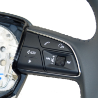 Audi Q5 FY original multifunction steering wheel leather grey, part number 80A419091H MVK
