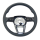 Audi Q5 FY original multifunction steering wheel leather grey, part number 80A419091H MVK