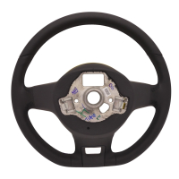 Original Volkswagen multifunction steering wheel for VW Beetle 5C with yellow cover, part number 5C0419091AG B1B