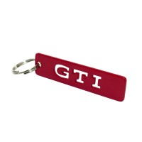 Volkswagen GTI sleutelhanger rood originele VW hanger metaal, 1H2087010D
