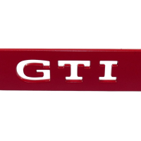 Volkswagen GTI sleutelhanger rood originele VW hanger metaal, 1H2087010D