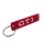Volkswagen GTI sleutelhanger rood originele VW hanger metaal, 1H2087010D