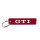 Volkswagen GTI sleutelhanger rood originele VW hanger metaal, 1H2087010D