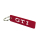Volkswagen GTI sleutelhanger rood originele VW hanger metaal, 1H2087010D