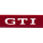 Volkswagen GTI sleutelhanger rood originele VW hanger metaal, 1H2087010D
