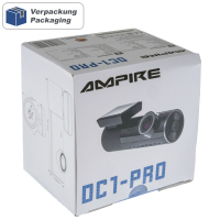 AMPIRE Dashcam, 4K front camera with Wi-Fi and GPS