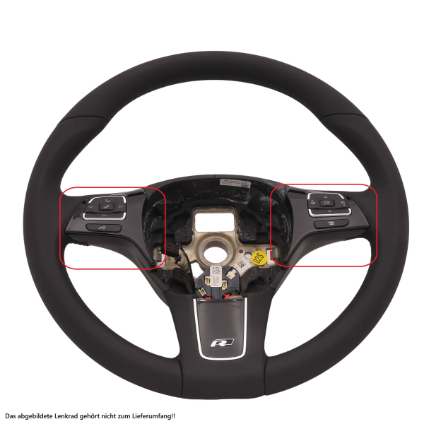 VW Touareg 7P multifunctionele knoppen voor multifunctioneel stuurwiel 7P6 959 537, 7P6 959 538