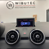 AUDI A1 8X retrofitset parkeerhulp voor en achter met optische weergave