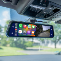 AMPIRE smartphone spiegelmonitor 22,9 cm (9") met AHD dashcam en achteruitrijcamera-ingang