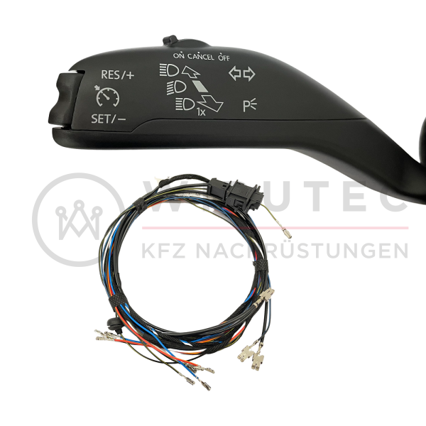 Cruise control-retrofitset voor VW T5 Facelift vanaf 04-11-2013, voertuig zonder achterruitwisser inclusief multifunctionele display-retrofitset