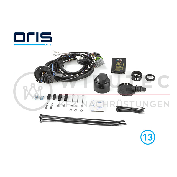 AHK Elektrosatz mit 13 poliger Steckdose für VW T6 und VW T6.1 mit Anhängervorbereitung