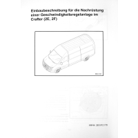 Doposażenie w oryginalny Volkswagen GRA / tempomat w VW Crafter Type 2E