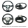 Retrofit kit Tiptronic schakelpaddles op het stuur voor VW Amarok S6 Facelift