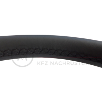 Retrofitset Tiptronic schakelpaddles op het stuur voor VW T6 tot modeljaar 2019, stuurwiel met zwarte stiksels