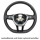 Original VW leather steering wheel for VW Sharan 7N, Caddy SA and Polo 6C, stitching color truffle
