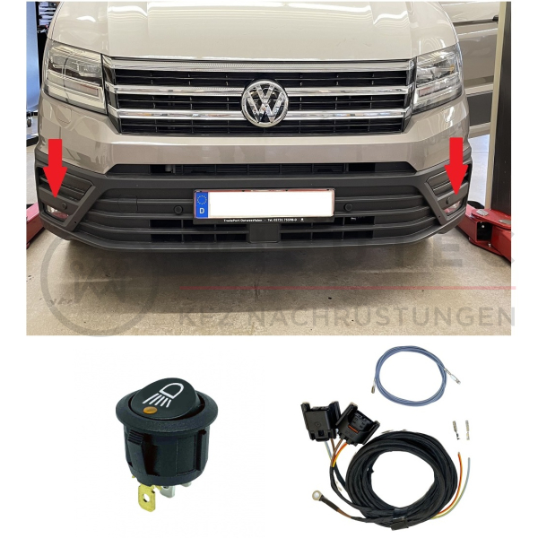 VW Crafter Facelift Type T1B mistlamp NSW kabelset