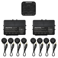 AMPIRE parkeerhulp voor voor- en achterbumper,...