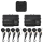 AMPIRE parking aid for front and rear bumpers, GPS controlled, matt black, flush-mounted