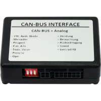 CAN bus interface for converting vehicle information...