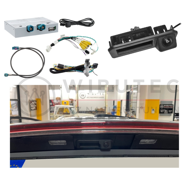 Retrofit kit rear view camera including connection interface for Audi Q4 etron and Sportback (commissioning possible without coding)