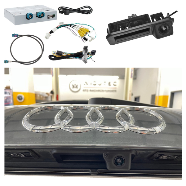 Nachrüstsatz Rückfahrkamera inkl. Anschlussinterface für Audi Q8 4M (Inbetriebnahme ohne Codierung möglich)